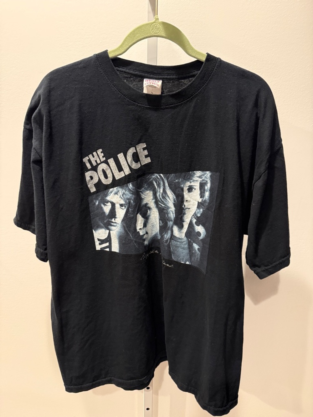 Gildan Vintage Black The Police Band Graphic Tee Size XL Reggatta de Blanc